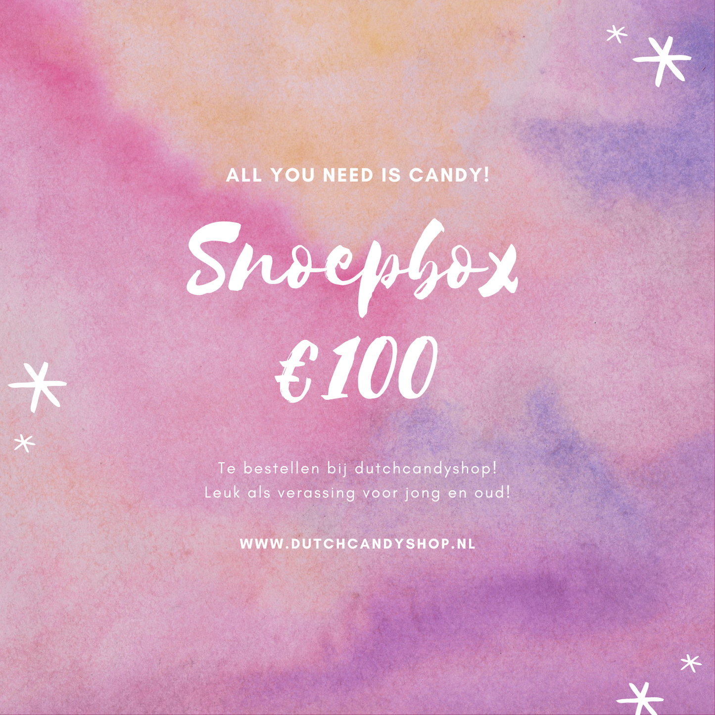 Snoepbox €100