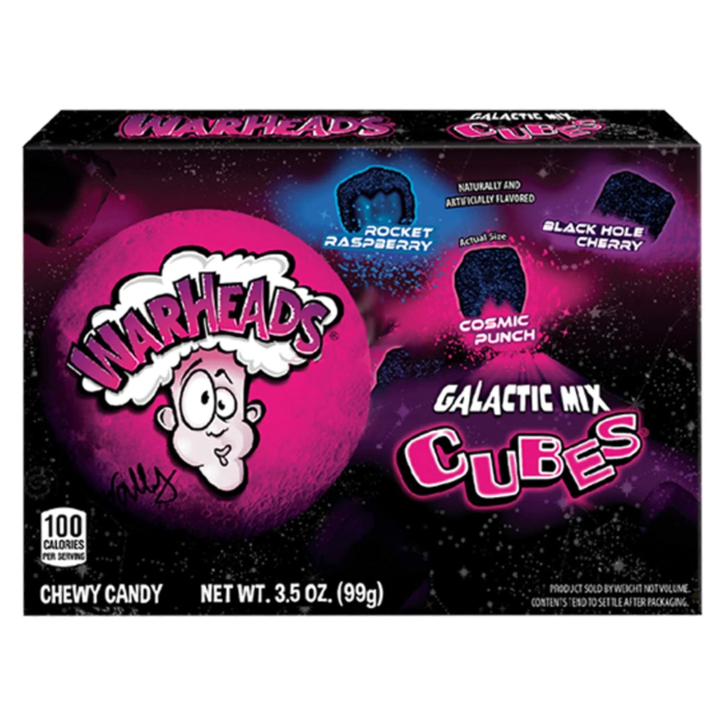 Warheads Galatic mix cubes