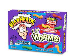 Warheads Lil' Worms theatre box 99 gram