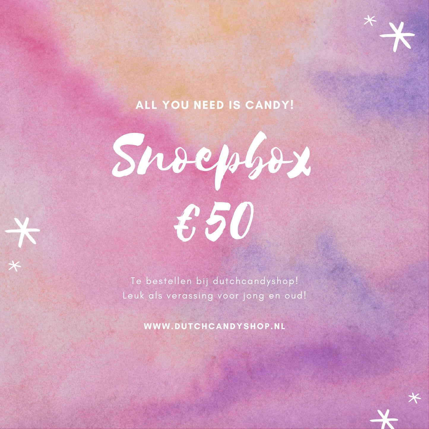 Snoepbox €50