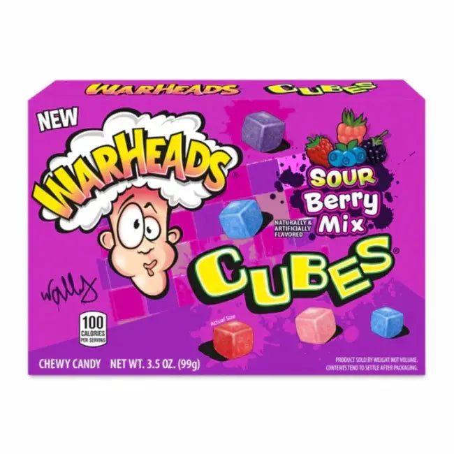 Warheads Berry Cubes Theatre box 99gr